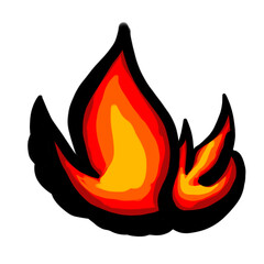 fire and flames