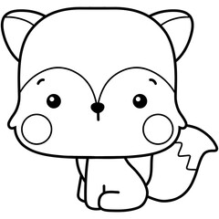 Fox doodle 