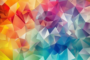 Colorful abstract geometric pattern with vibrant hues.