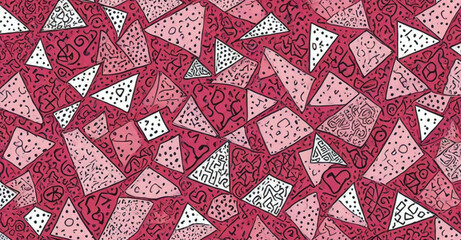 seamless knitted pattern