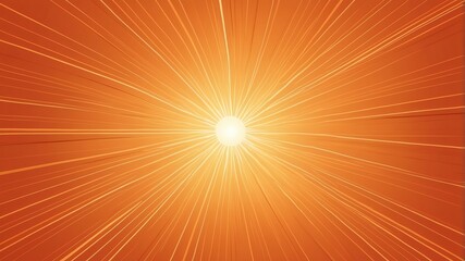 Obraz premium orange sun rays abstract background copy space backdrop art