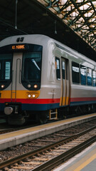 Obraz premium train in the station