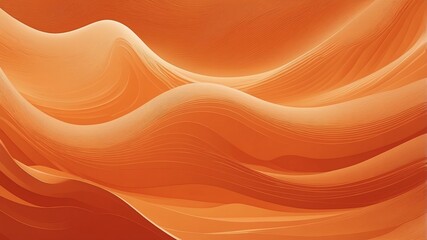 Fototapeta premium orange wave pattern abstract background copy space backdrop art