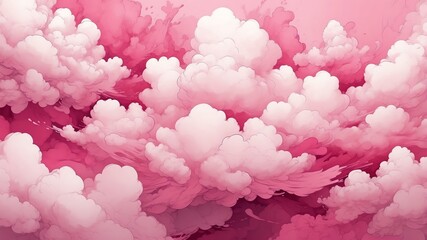 Fototapeta premium pink ink cloud abstract background copy space backdrop art