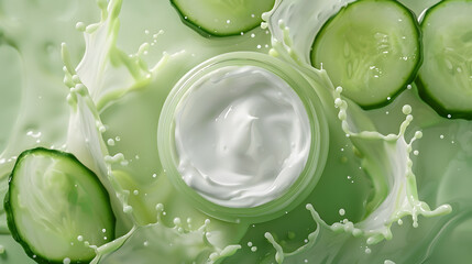 Aloe Vera Gel in Container