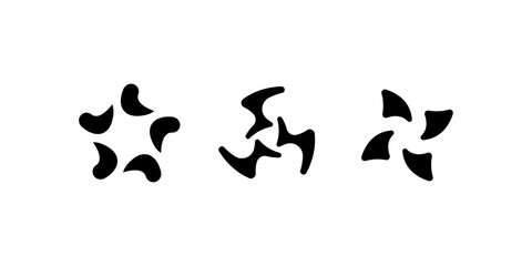 Retro futuristic elements asset. Y2k style abstract graphic geometric symbols and objects. 2000s style elements for posters, banner, flyer, covers, streetwear, social media, rave party. Y2K aesthetics