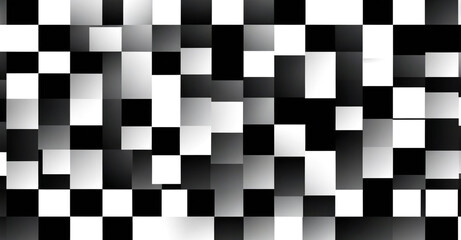 Fototapeta premium black and white checkered background