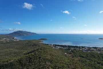 Fototapeta premium Aerial photo of Dingo Beach Queensland Australia