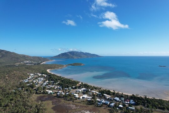 Aerial photo of Dingo Beach Queensland Australia