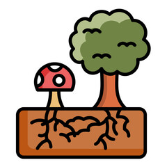 Mycorrhizae Icon