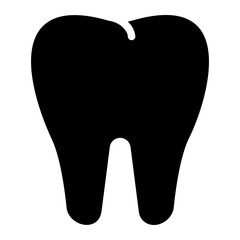 tooth glyph icon