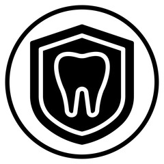 dental care glyph icon