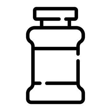 recommend clip art: mouthwash line icon