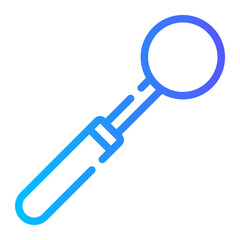 dentist tools gradient icon