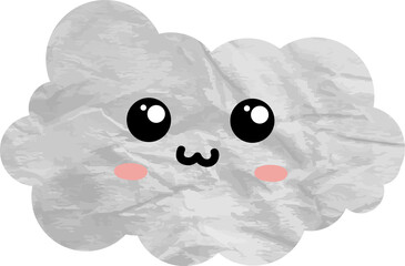 cute cloud paper art