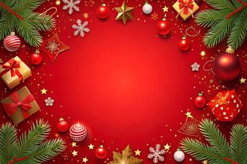 Christmas background poster wallpaper free space in center image