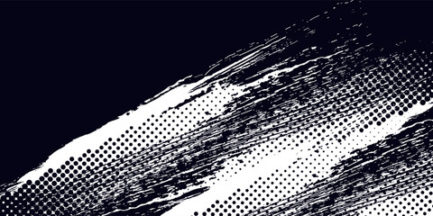 Dots halftone white and blue color pattern gradient grunge texture background