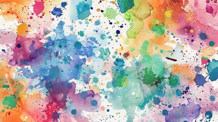Fototapeta premium Watercolour splatter wallpaper