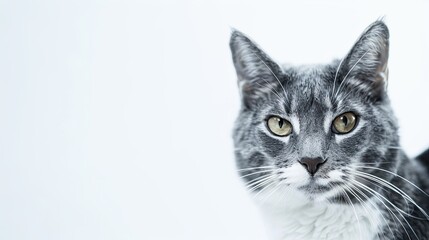 Obraz premium Cat isolated on white background