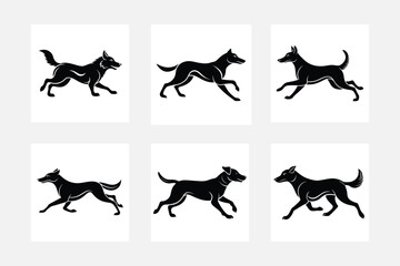 Charming Dog Silhouette Art for Pet Enthusiasts
