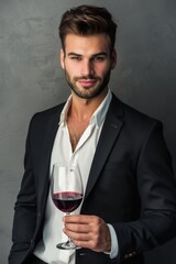 photo of Handsome Man model smiling looking at the camera, isolated on white background