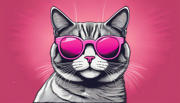 고양이 일러스트