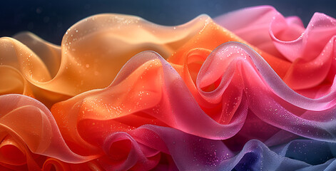 Obraz premium Close-Up of Detailed Fabric