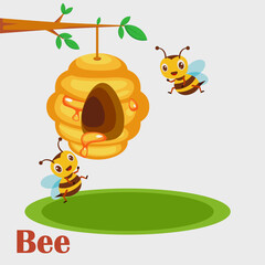 Learning alphabet B for Bee