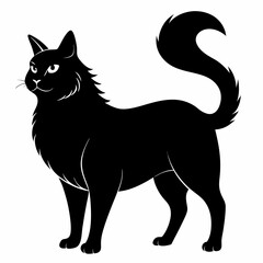 American Bobtail Black silhouette