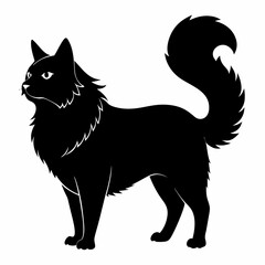 American Bobtail Black silhouette