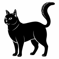 American Bobtail Black silhouette