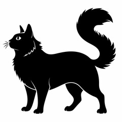 American Bobtail Black silhouette