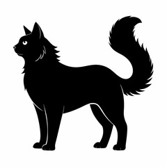 American Bobtail Black silhouette