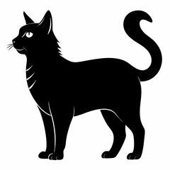 American Bobtail Black silhouette