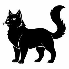 American Bobtail Black silhouette