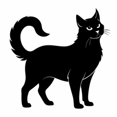 American Bobtail Black silhouette