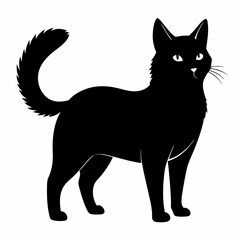 American Bobtail Black silhouette