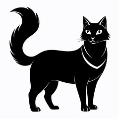 American Bobtail Black silhouette