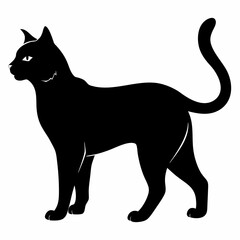 American Bobtail Black silhouette
