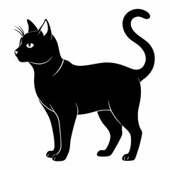American Bobtail Black silhouette