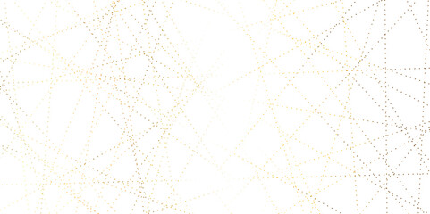 Luxury premium shiny golden geometric doted lines overlap design for cosmetic product cover background. Luxury golden doted lines for banner, template, book cover, cosmetic product cover.  