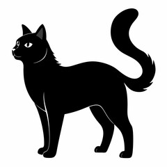American Curl Black silhouette
