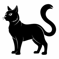 American Curl Black silhouette