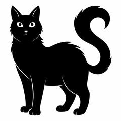 American Curl Black silhouette