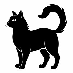 American Curl Black silhouette