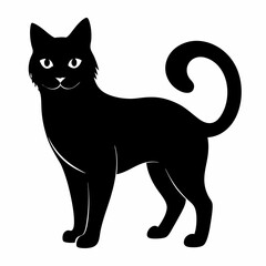 American Curl Black silhouette