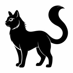 American Curl Black silhouette