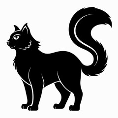 American Curl Black silhouette