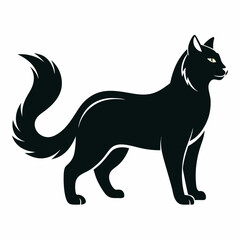 American Curl Black silhouette
