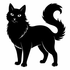 American Curl Black silhouette